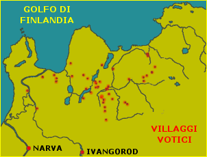 Mappa dei villaggi votici